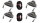 THULE 10744 Fast Grip Klammer 4 St.