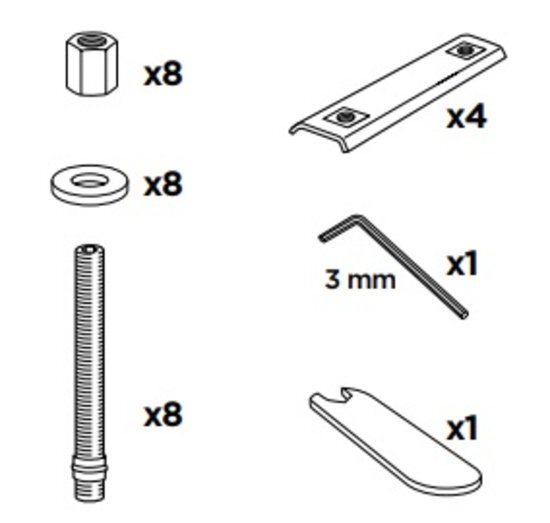 THULE 52100 Montagebeutel aus Kit 3084