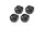 THULE 527 abschliessbare Knebelschrauben 4 St.