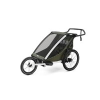 Thule Chariot Lite double Multisport-Fahrradanhänger Vintage Green