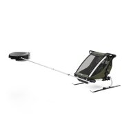 Thule Chariot Lite double Multisport-Fahrradanhänger Vintage Green