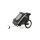 Thule Chariot Lite double Multisport-Fahrradanhänger Vintage Green