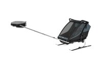 Thule Chariot Cab 2-Sitzer Multisport-Fahrradanhänger Dark Slate