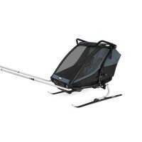 Thule Chariot Cab 2-Sitzer Multisport-Fahrradanhänger Dark Slate