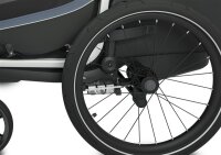 Thule Chariot Cab 2-Sitzer Multisport-Fahrradanhänger Dark Slate