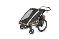 Thule Chariot Cross 2 double Multisport-Fahrradanhänger Faded Khaki