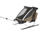 Thule Chariot Cross 2 double Multisport-Fahrradanhänger Faded Khaki