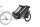 Thule Chariot Cross 2 double Multisport-Fahrradanhänger Faded Khaki