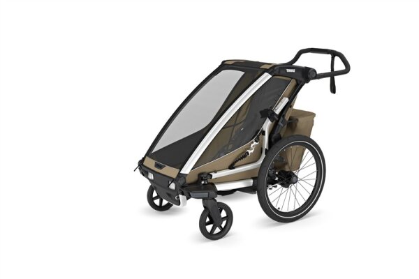 Thule Chariot Cross 2 single Multisport-Fahrradanhänger Faded Khaki