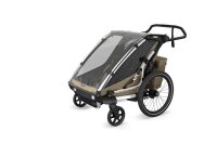 Thule Chariot Cross 2 double Multisport-Fahrradanhänger Dark Slate