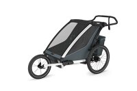 Thule Chariot Cross 2 double Multisport-Fahrradanhänger Dark Slate