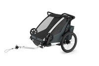 Thule Chariot Cross 2 double Multisport-Fahrradanhänger Dark Slate
