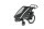 Thule Chariot Cross 2 double Multisport-Fahrradanhänger Dark Slate