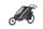 Thule Chariot Cross 2 double Multisport-Fahrradanhänger Dark Slate