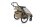 Thule Chariot Cross 2 double Multisport-Fahrradanhänger Dark Slate