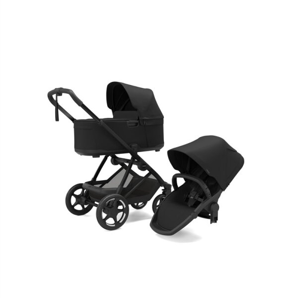 Thule Charm 2 in 1 Kinderwagen mit Babywanne Schwarz