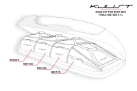KJUST TASCHEN SET 4 STK | DACHBOX THULE MOTION XT L