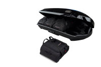 KJUST TASCHEN SET 4 STK FÜR DACHBOX AUDI 4K1071200Y9B 310L