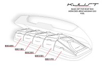 KJUST TASCHEN SET 5 STK FÜR DACHBOX MERCEDES-BENZ A0008401200 450L