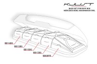 KJUST TASCHEN SET 5 STK FÜR DACHBOX MERCEDES-BENZ A0008400600 590L