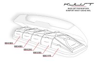 KJUST TASCHEN SET 5 STK FÜR DACHBOX VOLKSWAGEN KOMFORT 000071200AE 460L