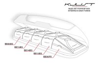 KJUST TASCHEN SET 5 STK FÜR DACHBOX INTERPACK GRAN TORINO