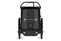 Thule Chariot Sport 2 double Multisport-Fahrradanhänger schwarz