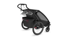 Thule Chariot Sport 2 double Multisport-Fahrradanhänger schwarz